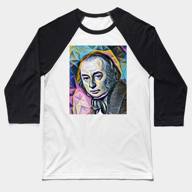 Isambard Kingdom Brunel Portrait | Isambard Kingdom Brunel Artwork 10 Baseball T-Shirt by JustLit